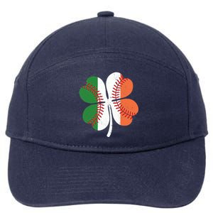 St Patricks Day Shamrock Baseball Gift 7-Panel Snapback Hat