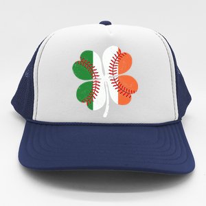 St Patricks Day Shamrock Baseball Gift Trucker Hat