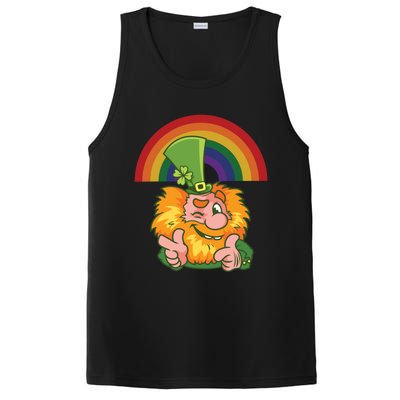 Saint Patrick's Day Rainbow Leprechaun Cool Gift PosiCharge Competitor Tank