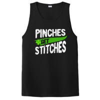 St Patricks Day Shamrock Lucky Irish Pinches Get Stitches PosiCharge Competitor Tank