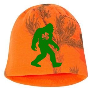 St Patricks Day Bigfoot Irish Sasqautch Saint Paddy's Gift Kati - Camo Knit Beanie