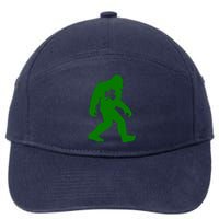 St Patricks Day Bigfoot Irish Sasqautch Saint Paddy's Gift 7-Panel Snapback Hat