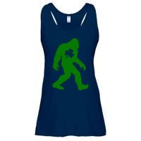 St Patricks Day Bigfoot Irish Sasqautch Saint Paddy's Gift Ladies Essential Flowy Tank