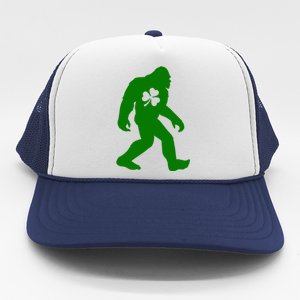 St Patricks Day Bigfoot Irish Sasqautch Saint Paddy's Gift Trucker Hat