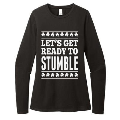 St. Patrick's Day Let's Get Ready To Stumble Womens CVC Long Sleeve Shirt