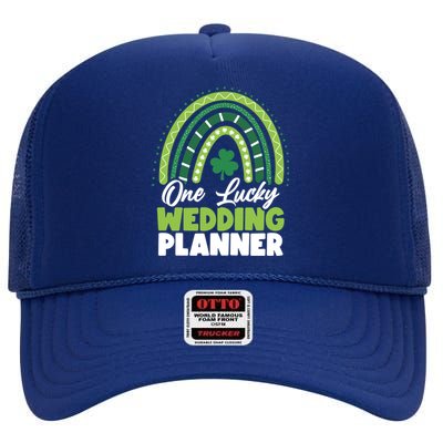 St Patricks Day One Lucky Wedding Planner Gift High Crown Mesh Back Trucker Hat