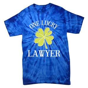 St Patricks Day Gift Lucky Lawyer Gift Great Gift Tie-Dye T-Shirt