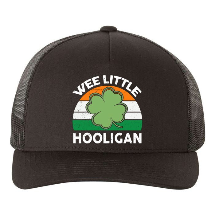 St Patricks Day Wee Little Hooligan Funny Yupoong Adult 5-Panel Trucker Hat