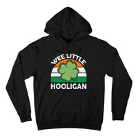 St Patricks Day Wee Little Hooligan Funny Hoodie