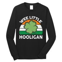 St Patricks Day Wee Little Hooligan Funny Long Sleeve Shirt