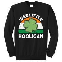 St Patricks Day Wee Little Hooligan Funny Sweatshirt