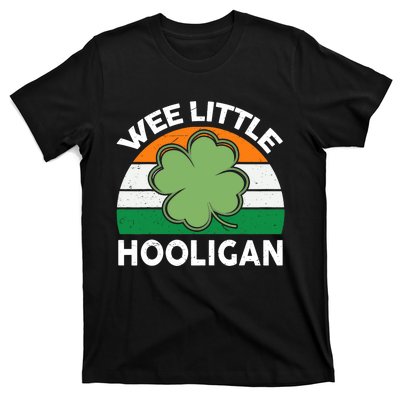 St Patricks Day Wee Little Hooligan Funny T-Shirt