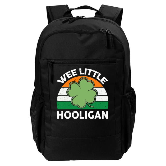 St Patricks Day Wee Little Hooligan Funny Daily Commute Backpack