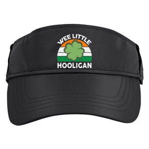 St Patricks Day Wee Little Hooligan Funny Adult Drive Performance Visor