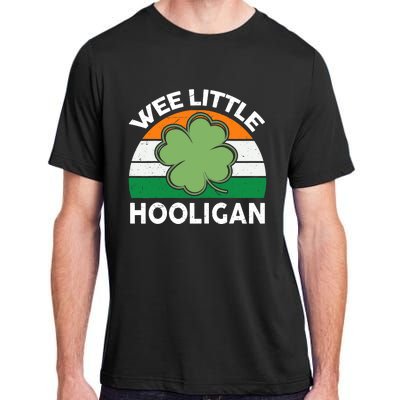 St Patricks Day Wee Little Hooligan Funny Adult ChromaSoft Performance T-Shirt