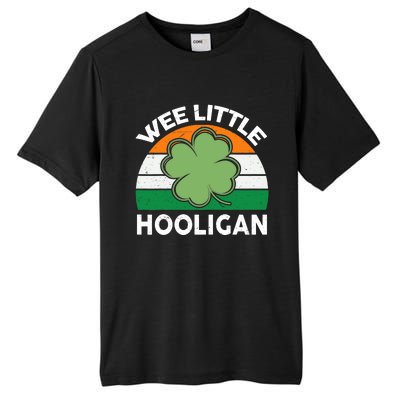 St Patricks Day Wee Little Hooligan Funny Tall Fusion ChromaSoft Performance T-Shirt