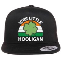 St Patricks Day Wee Little Hooligan Funny Flat Bill Trucker Hat