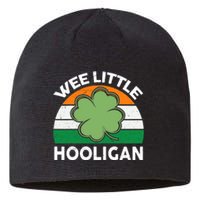 St Patricks Day Wee Little Hooligan Funny Sustainable Beanie