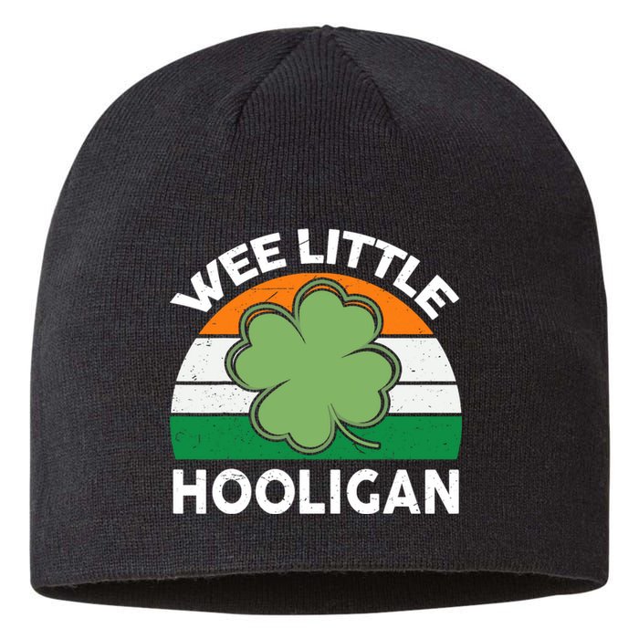 St Patricks Day Wee Little Hooligan Funny Sustainable Beanie