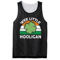 St Patricks Day Wee Little Hooligan Funny Mesh Reversible Basketball Jersey Tank