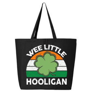 St Patricks Day Wee Little Hooligan Funny 25L Jumbo Tote