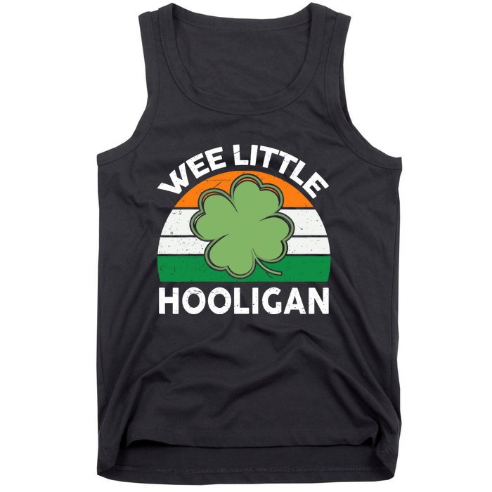 St Patricks Day Wee Little Hooligan Funny Tank Top