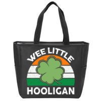 St Patricks Day Wee Little Hooligan Funny Zip Tote Bag