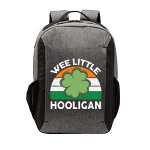 St Patricks Day Wee Little Hooligan Funny Vector Backpack