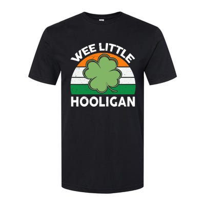 St Patricks Day Wee Little Hooligan Funny Softstyle CVC T-Shirt