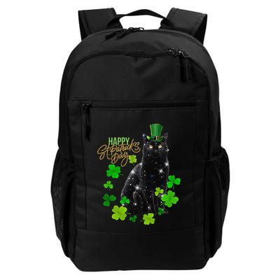 St Patrick's Day Irish Saint Patrick's Shamrock Sitting Cat2 Backpack