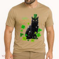 St Patrick's Day Irish Saint Patrick's Shamrock Sitting Cat2 Performance Shirt