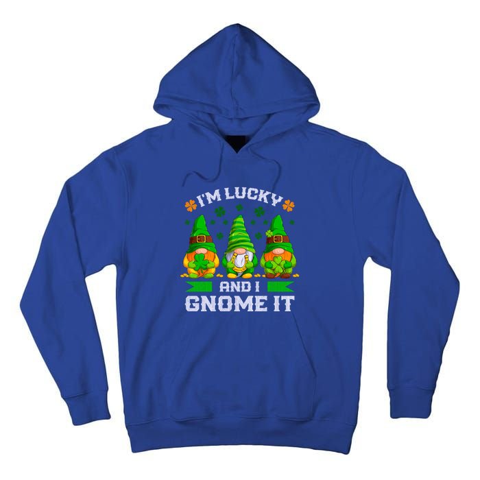 St Patrick's Day Irish Gnomes Funny Saying Gift Tall Hoodie