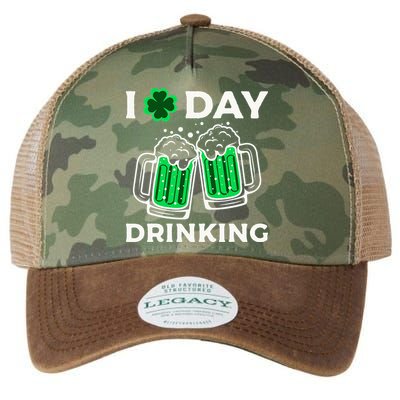 St Patricks Day I Love Day Drinking Funny Gifts Beer Lover Legacy Tie Dye Trucker Hat