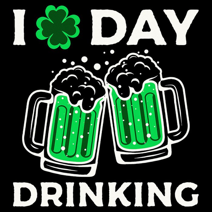 St Patricks Day I Love Day Drinking Funny Gifts Beer Lover 16 in Basic Backpack