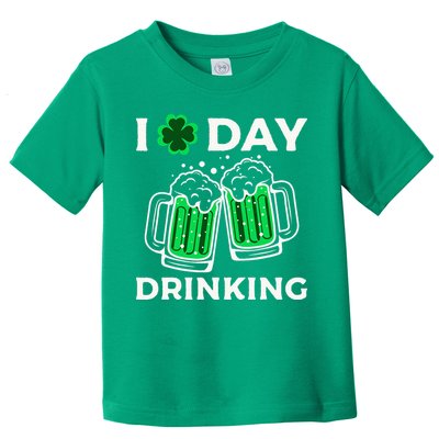 St Patricks Day I Love Day Drinking Funny Gifts Beer Lover Toddler T-Shirt