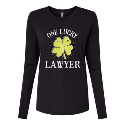 St Patricks Day Cute Gift Lucky Lawyer Gift Cool Gift Womens Cotton Relaxed Long Sleeve T-Shirt