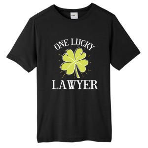 St Patricks Day Cute Gift Lucky Lawyer Gift Cool Gift Tall Fusion ChromaSoft Performance T-Shirt