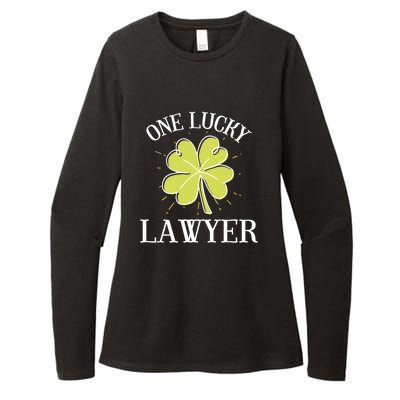 St Patricks Day Cute Gift Lucky Lawyer Gift Cool Gift Womens CVC Long Sleeve Shirt