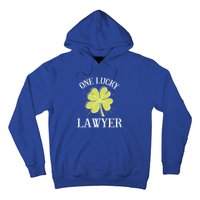 St Patricks Day Cute Gift Lucky Lawyer Gift Cool Gift Hoodie