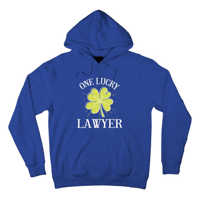 St Patricks Day Cute Gift Lucky Lawyer Gift Cool Gift Hoodie