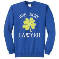 St Patricks Day Cute Gift Lucky Lawyer Gift Cool Gift Sweatshirt