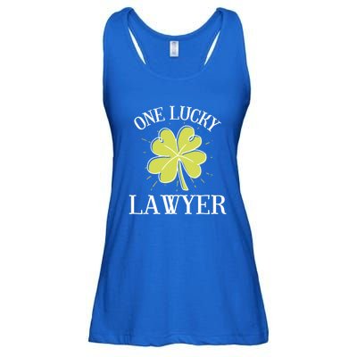 St Patricks Day Cute Gift Lucky Lawyer Gift Cool Gift Ladies Essential Flowy Tank