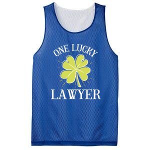 St Patricks Day Cute Gift Lucky Lawyer Gift Cool Gift Mesh Reversible Basketball Jersey Tank