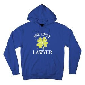 St Patricks Day Cute Gift Lucky Lawyer Gift Cool Gift Tall Hoodie