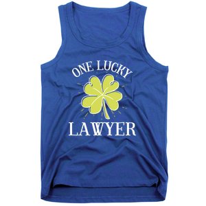 St Patricks Day Cute Gift Lucky Lawyer Gift Cool Gift Tank Top