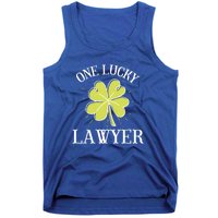 St Patricks Day Cute Gift Lucky Lawyer Gift Cool Gift Tank Top