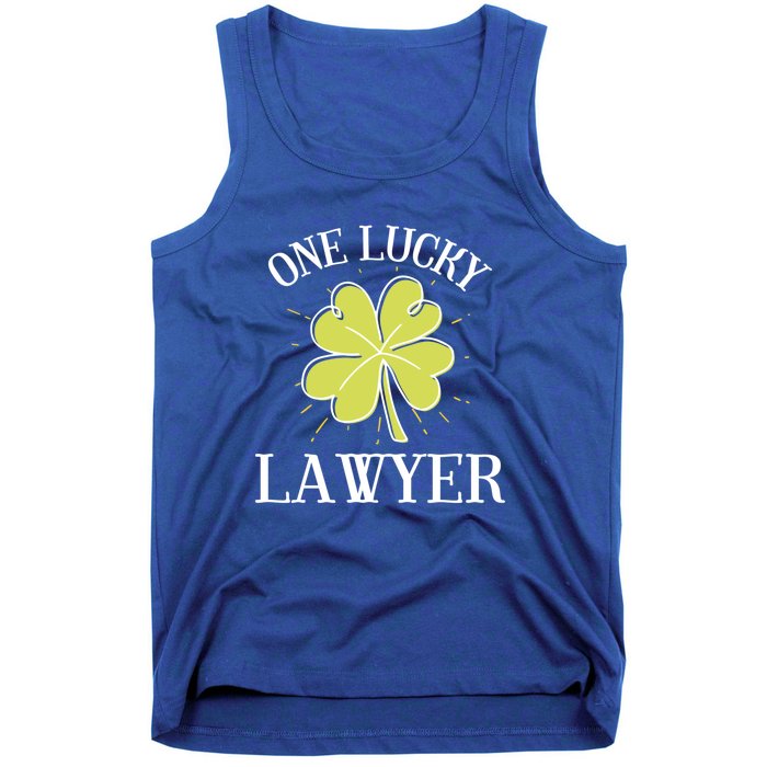 St Patricks Day Cute Gift Lucky Lawyer Gift Cool Gift Tank Top