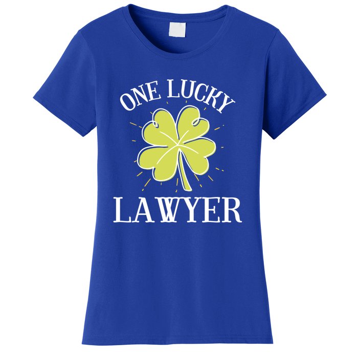 St Patricks Day Cute Gift Lucky Lawyer Gift Cool Gift Women's T-Shirt