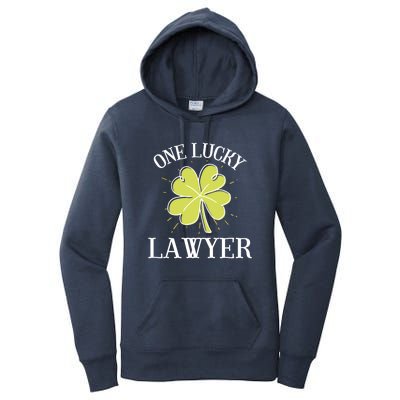 St Patricks Day Cute Gift Lucky Lawyer Gift Cool Gift Women's Pullover Hoodie