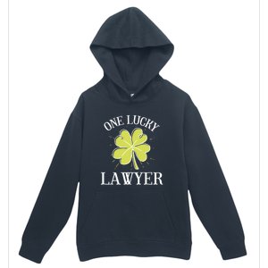 St Patricks Day Cute Gift Lucky Lawyer Gift Cool Gift Urban Pullover Hoodie